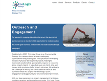 Tablet Screenshot of ecologixgroup.com